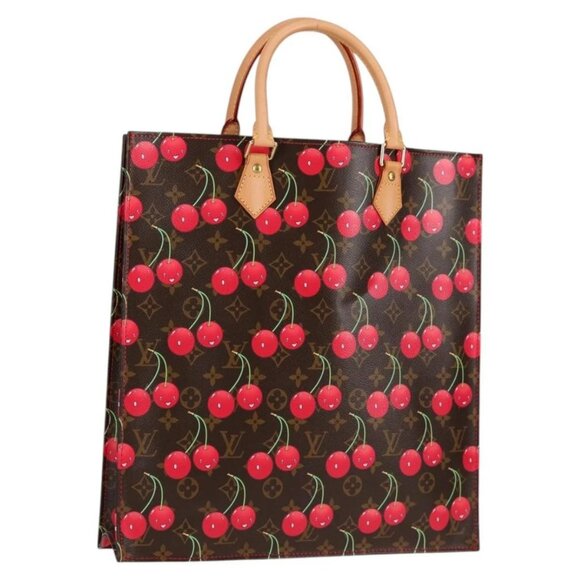 LOUIS VUITTON Monogram Cherry Sac Plat Hand Bag M95010 LV Auth KD403SM - Picture 1 of 16